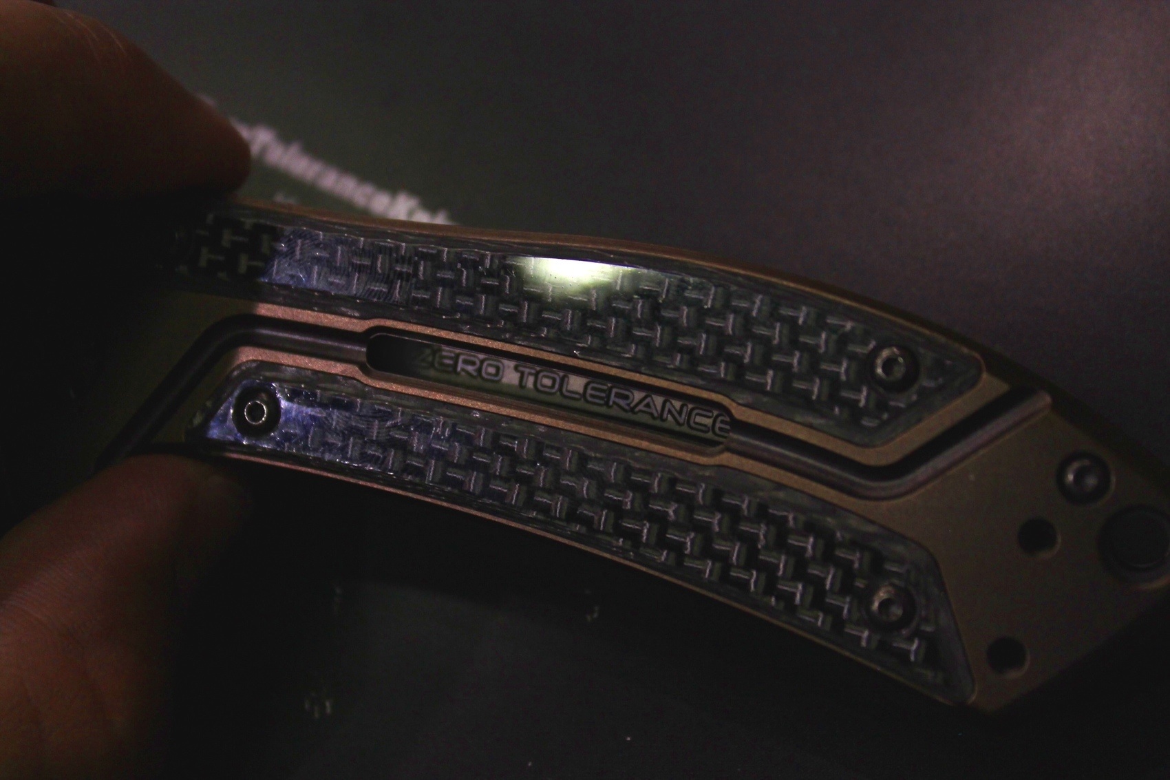 Zero Tolerance/Todd Rexford 0801CF Prototype | BladeBarrelBezel.com