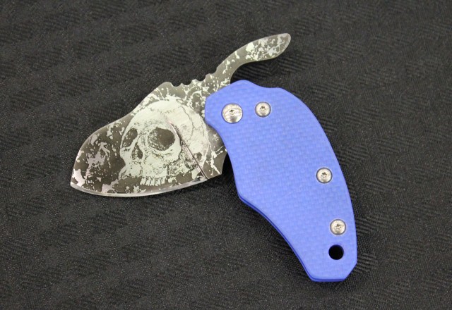 Turning Point Knives Skull Purple