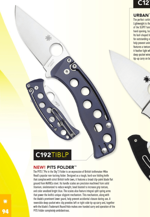 Spyderco Pits Folder